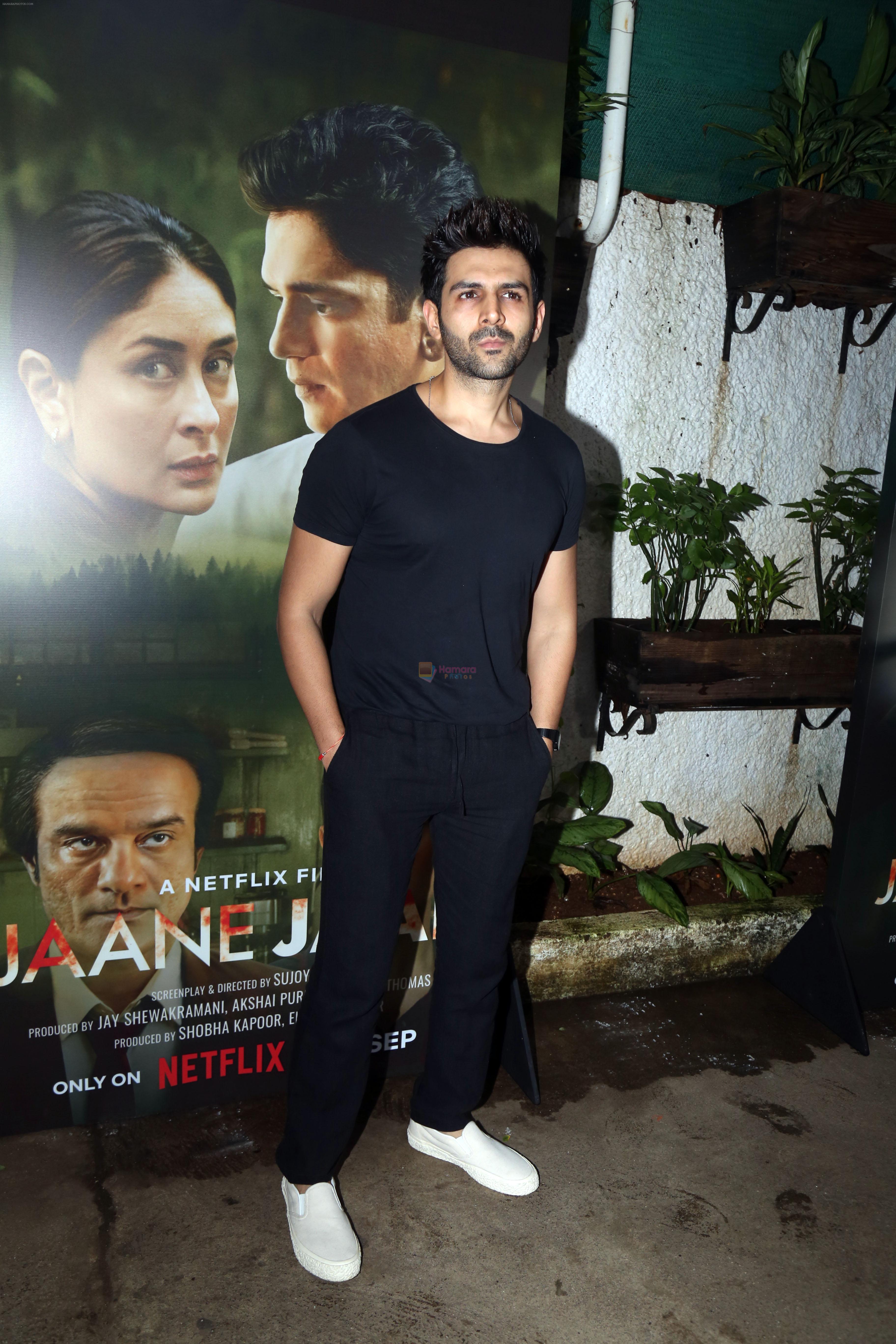 Kartik Aaryan attends Jaane Jaan Screening on 18th Sept 2023