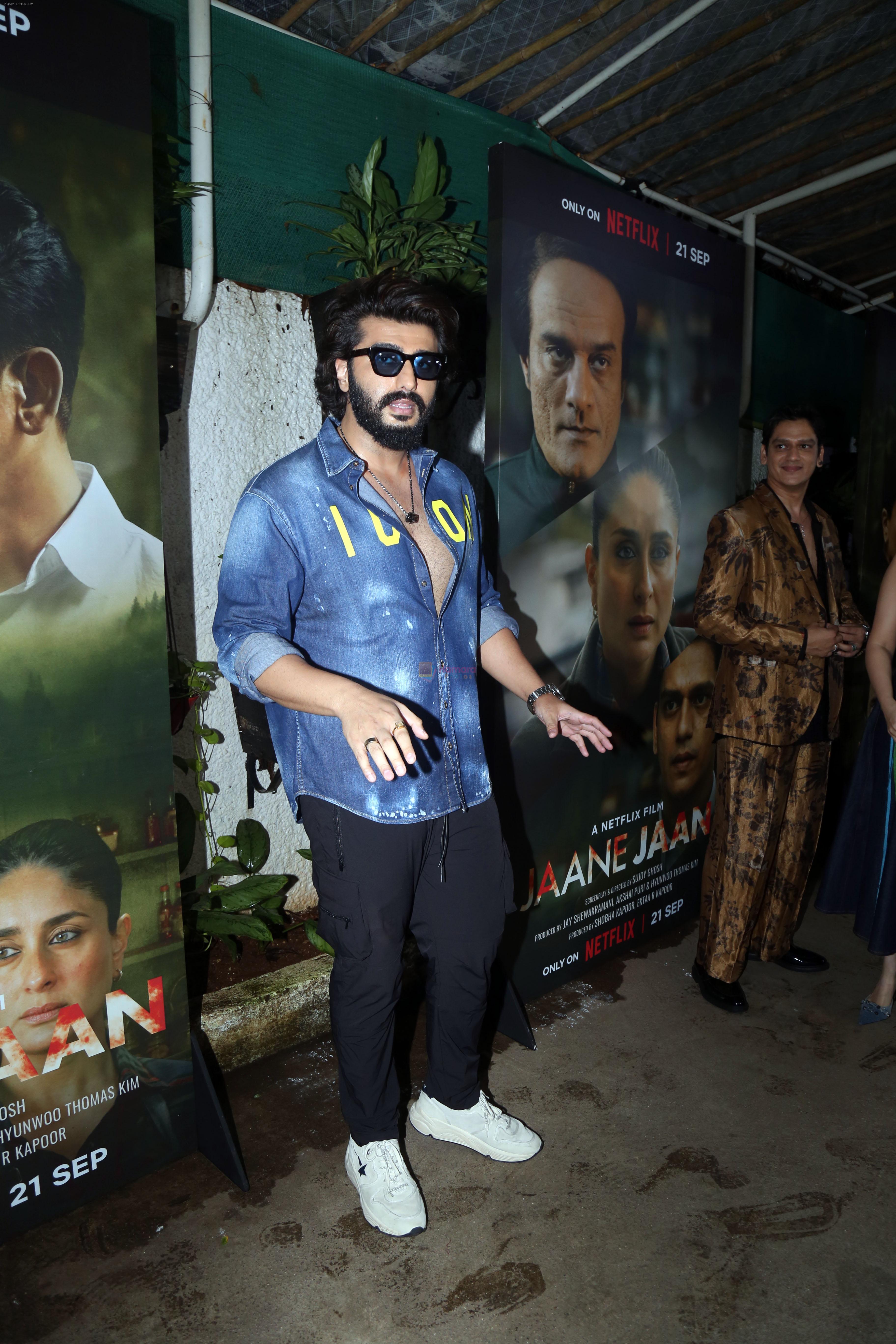 Arjun Kapoor, Vijay Varma attends Jaane Jaan Screening on 18th Sept 2023