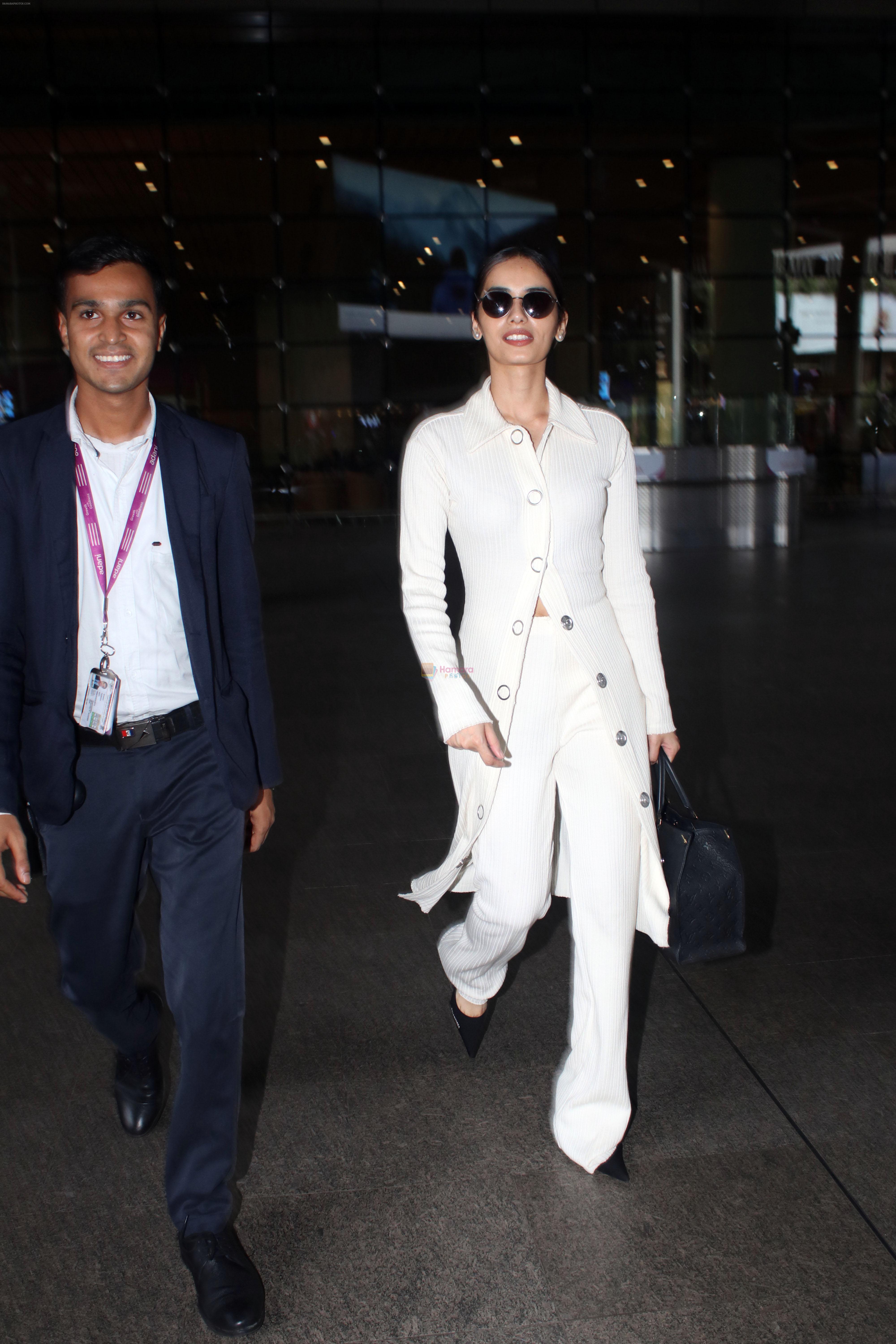 Manushi Chhillar Spotted At Airport Arrival on 19th Sept 2023