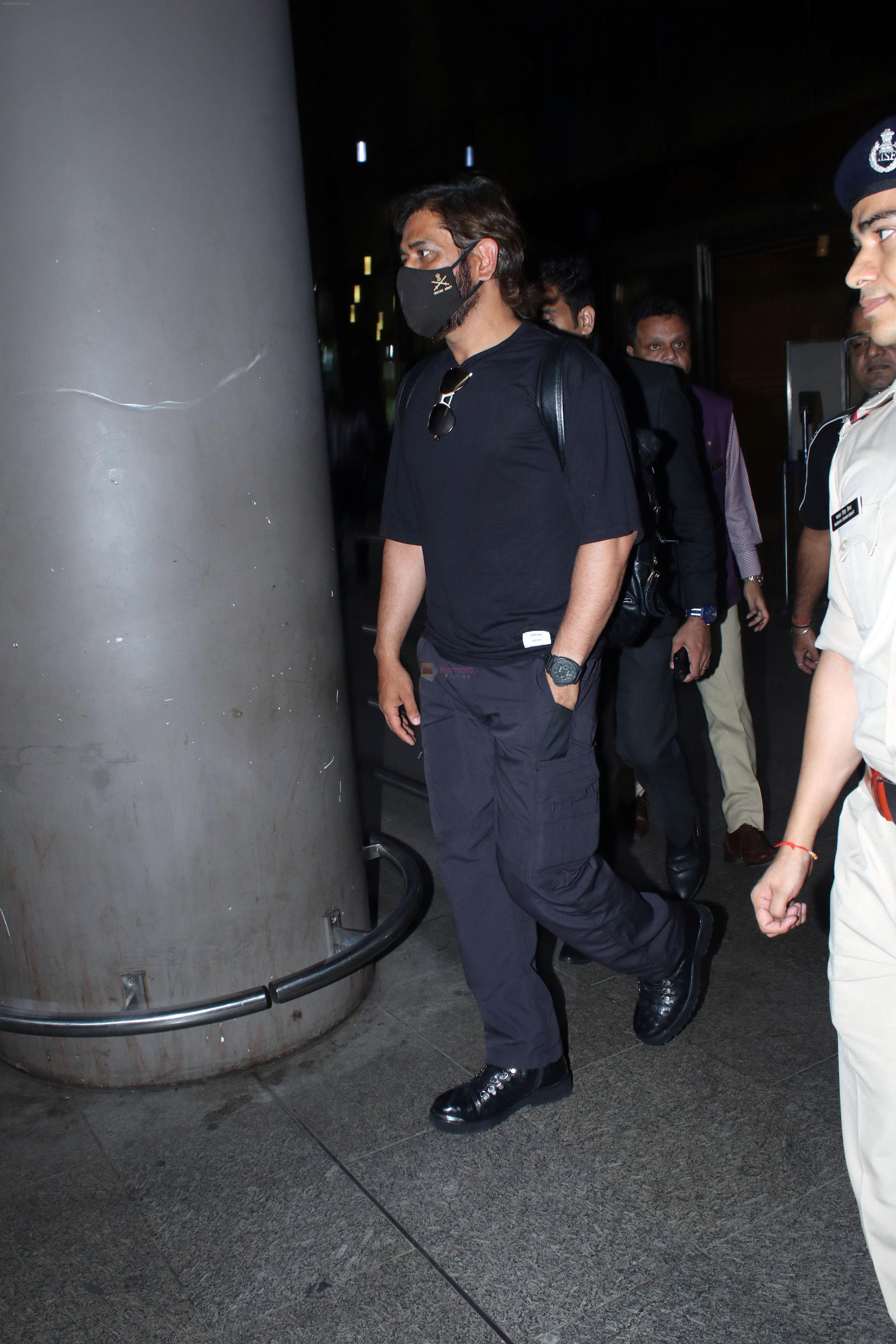 MS Dhoni Spotted At Airport arrival on 20th Sept 2023