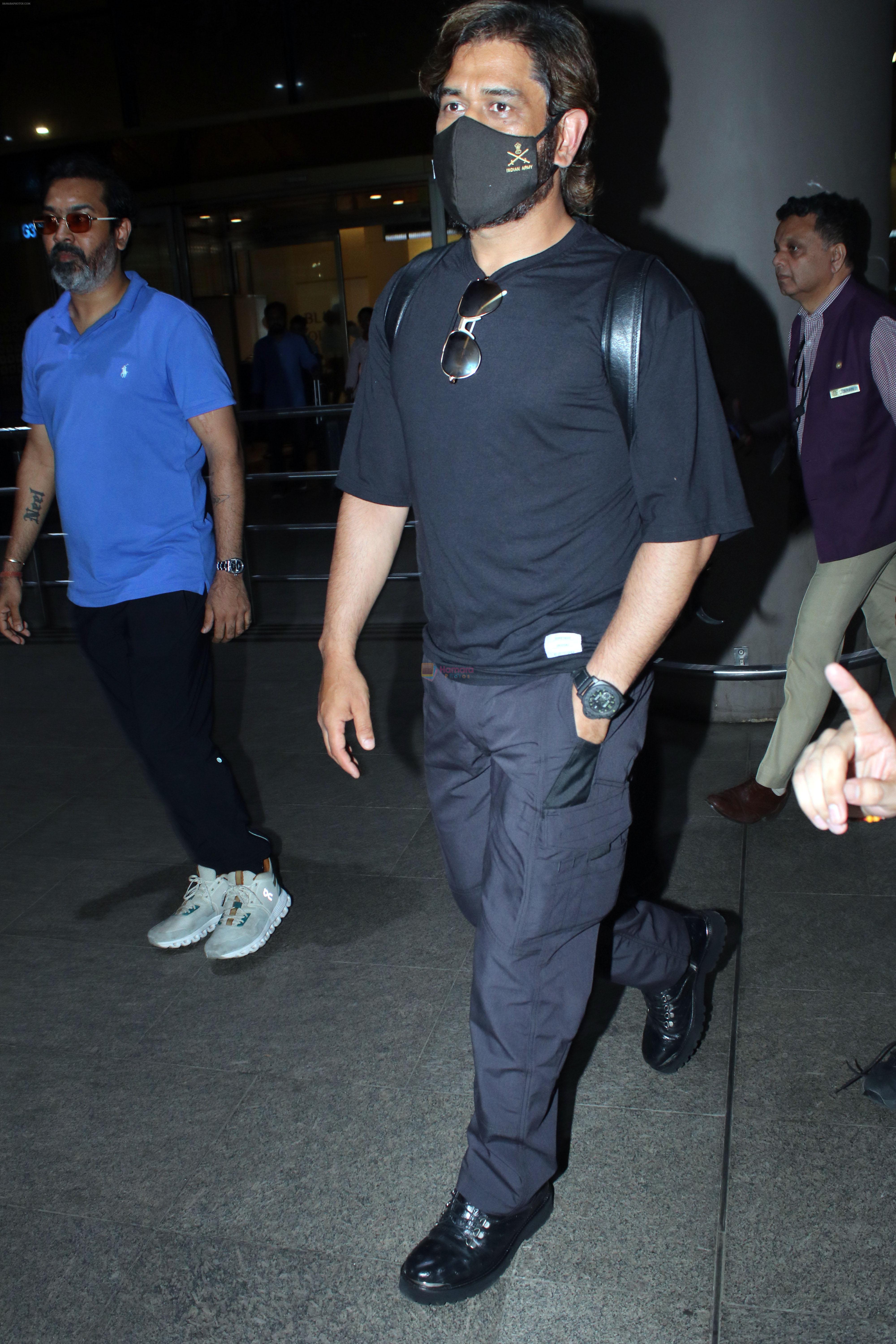 MS Dhoni Spotted At Airport arrival on 20th Sept 2023
