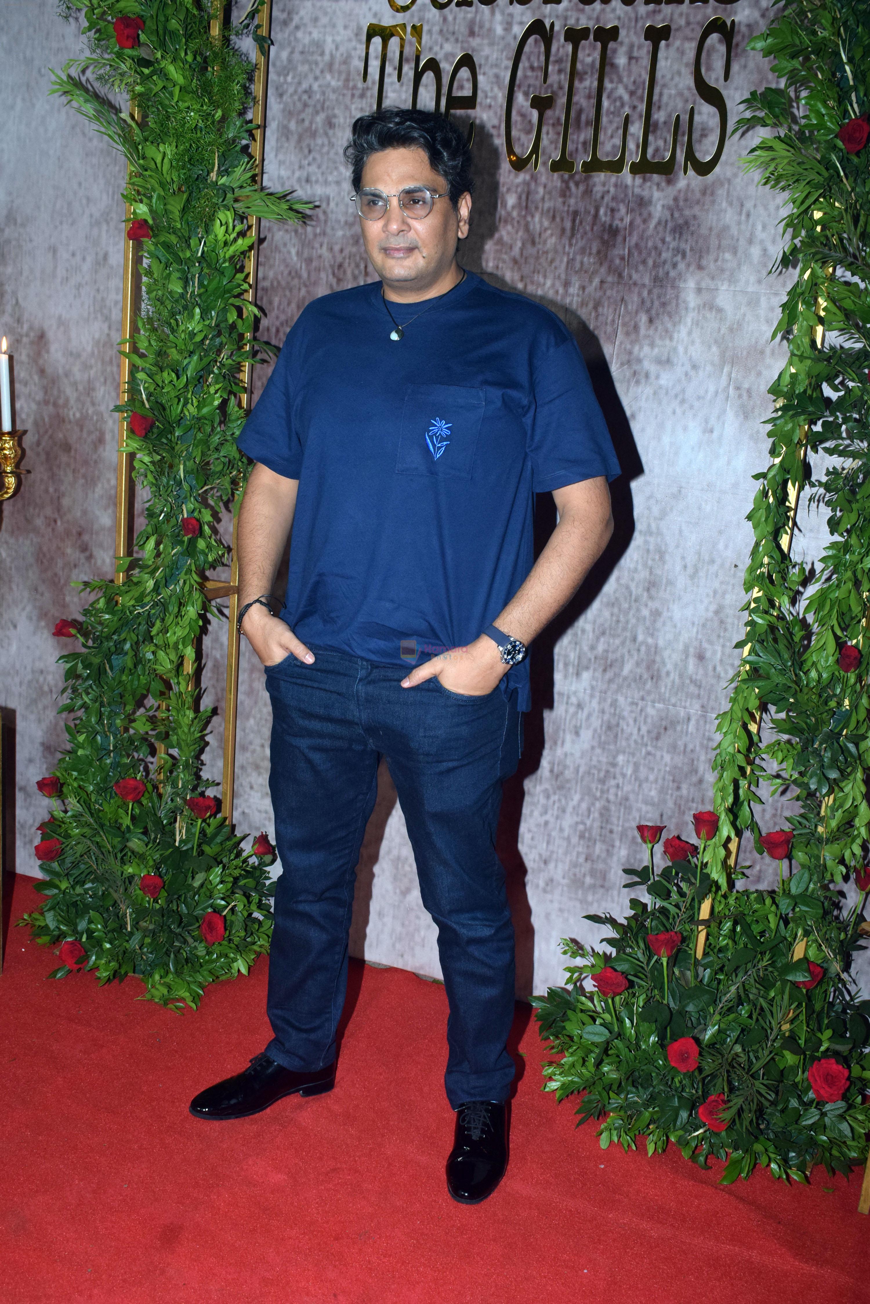 Mukesh Chhabra attends the wedding party of Aman Gill and Amrit Berar on 24th Sept 2023