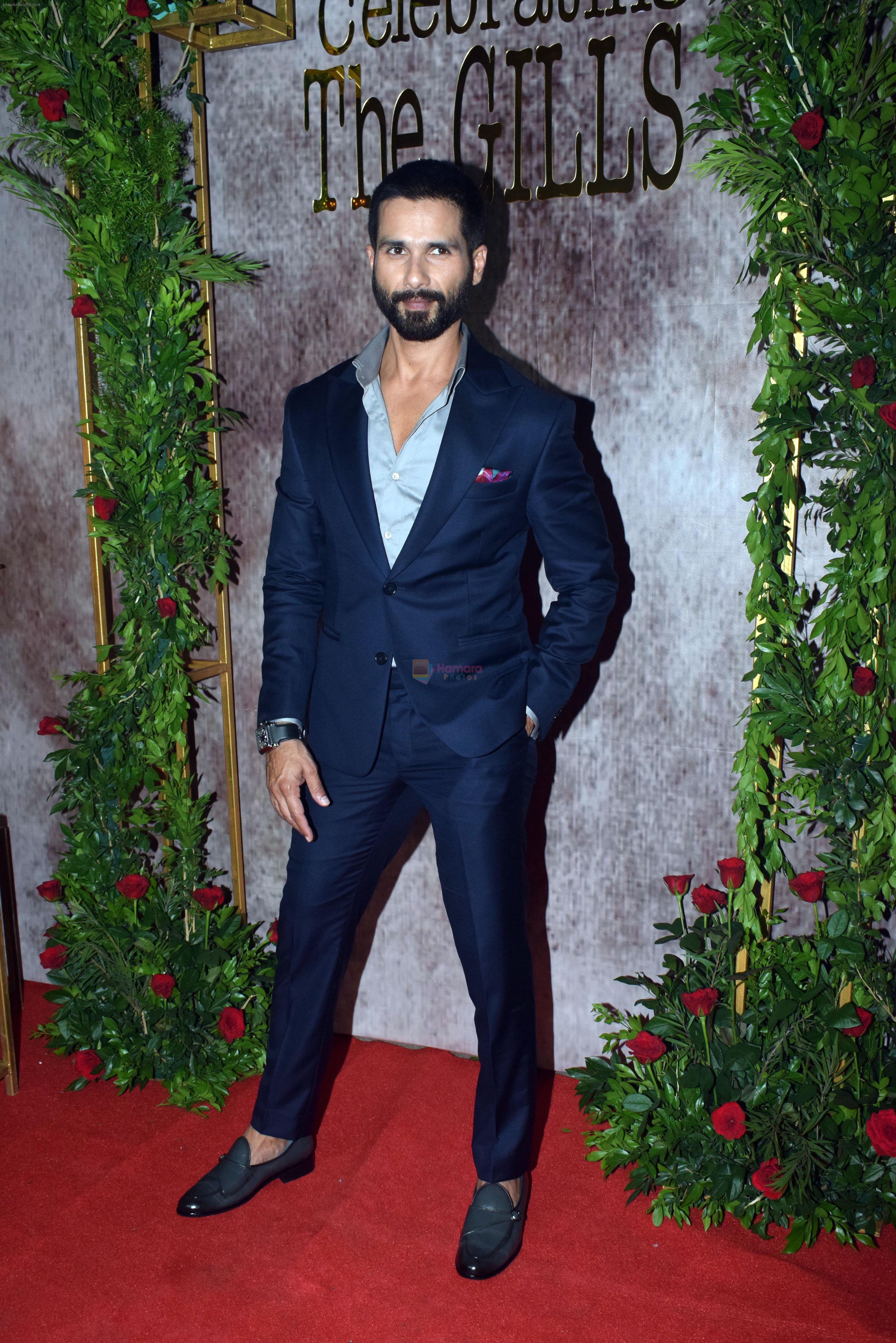 Shahid Kapoor attends the wedding party of Aman Gill and Amrit Berar on 24th Sept 2023