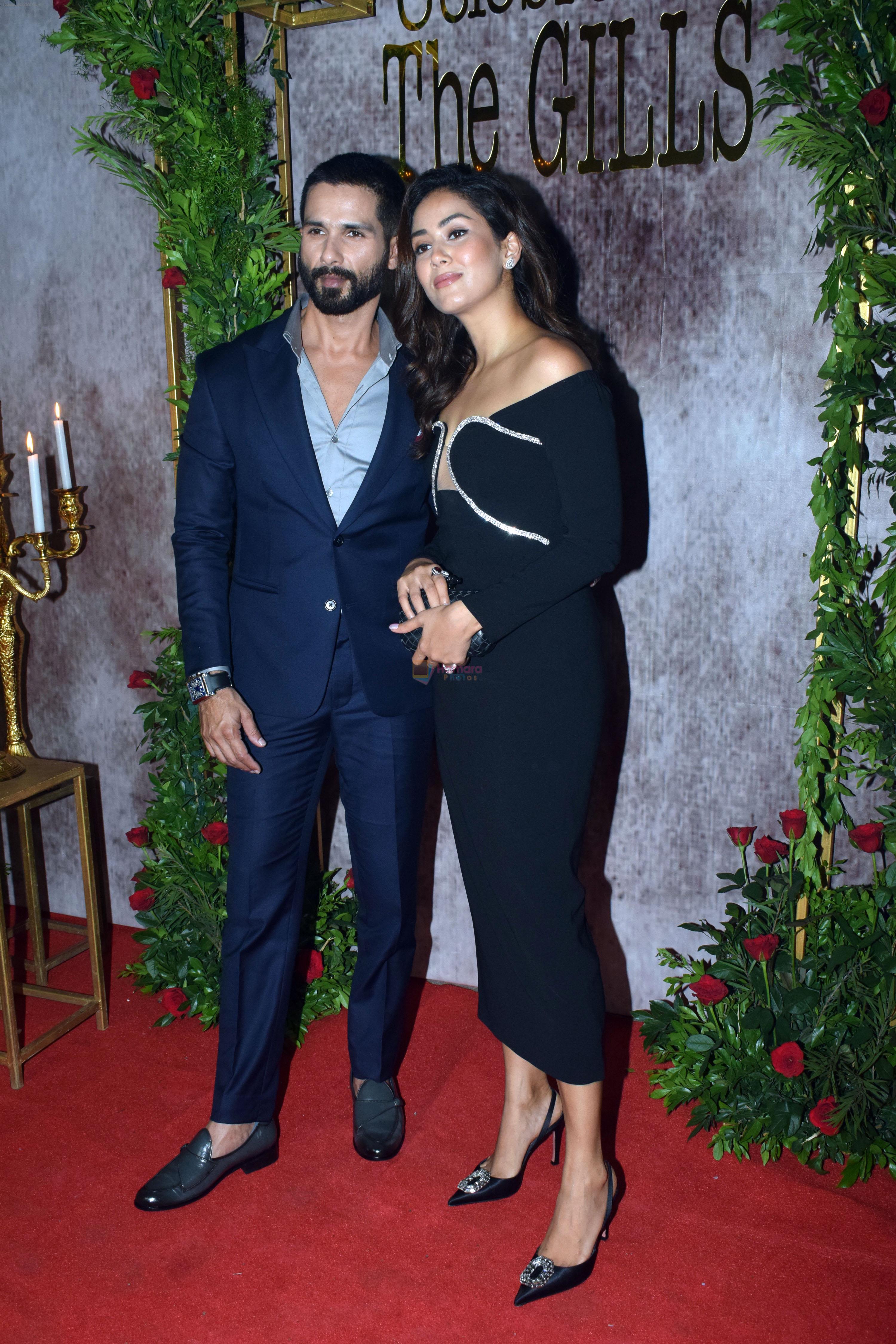 Mira Rajput, Shahid Kapoor attends the wedding party of Aman Gill and Amrit Berar on 24th Sept 2023