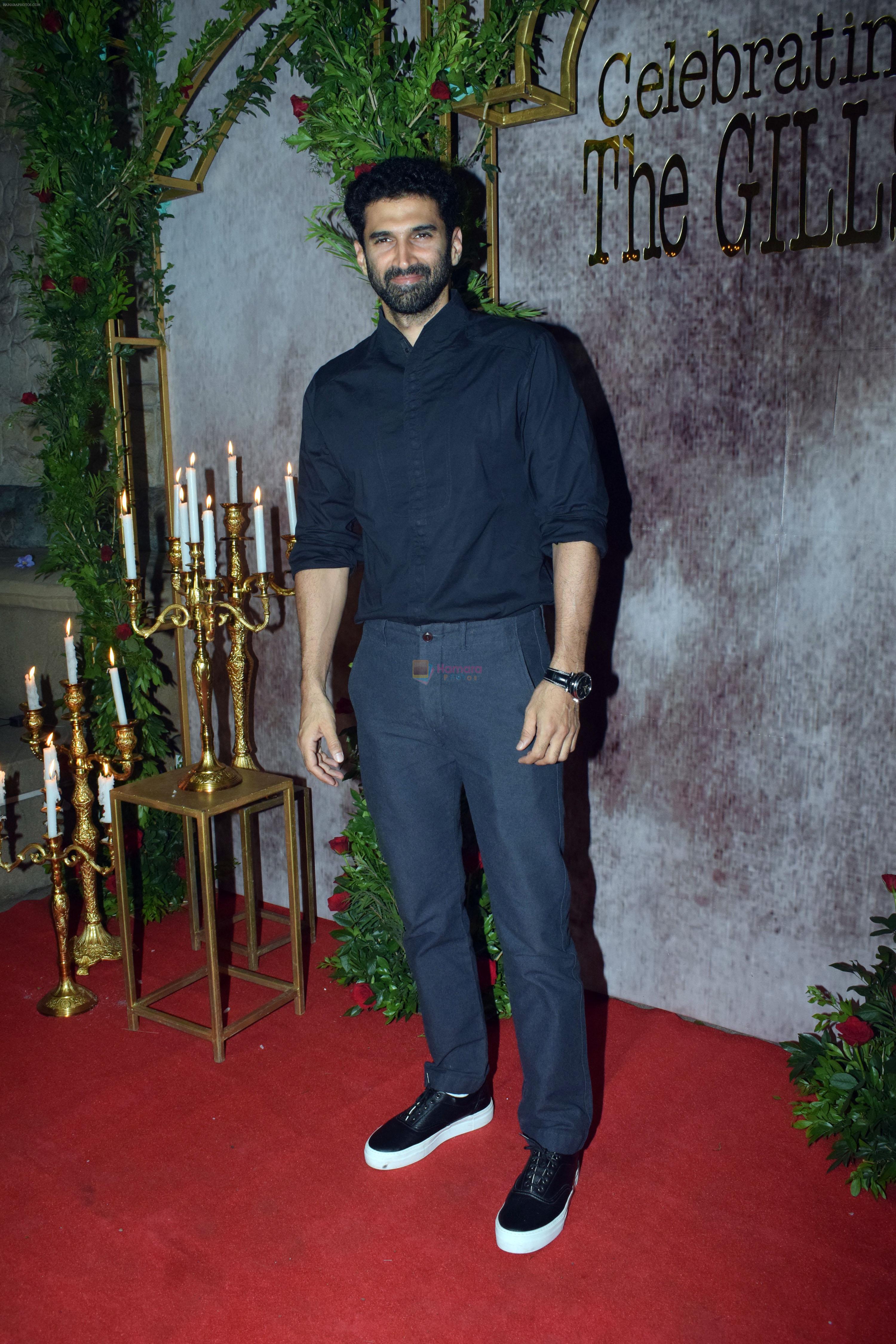 Aditya Roy Kapur attends the wedding party of Aman Gill and Amrit Berar on 24th Sept 2023