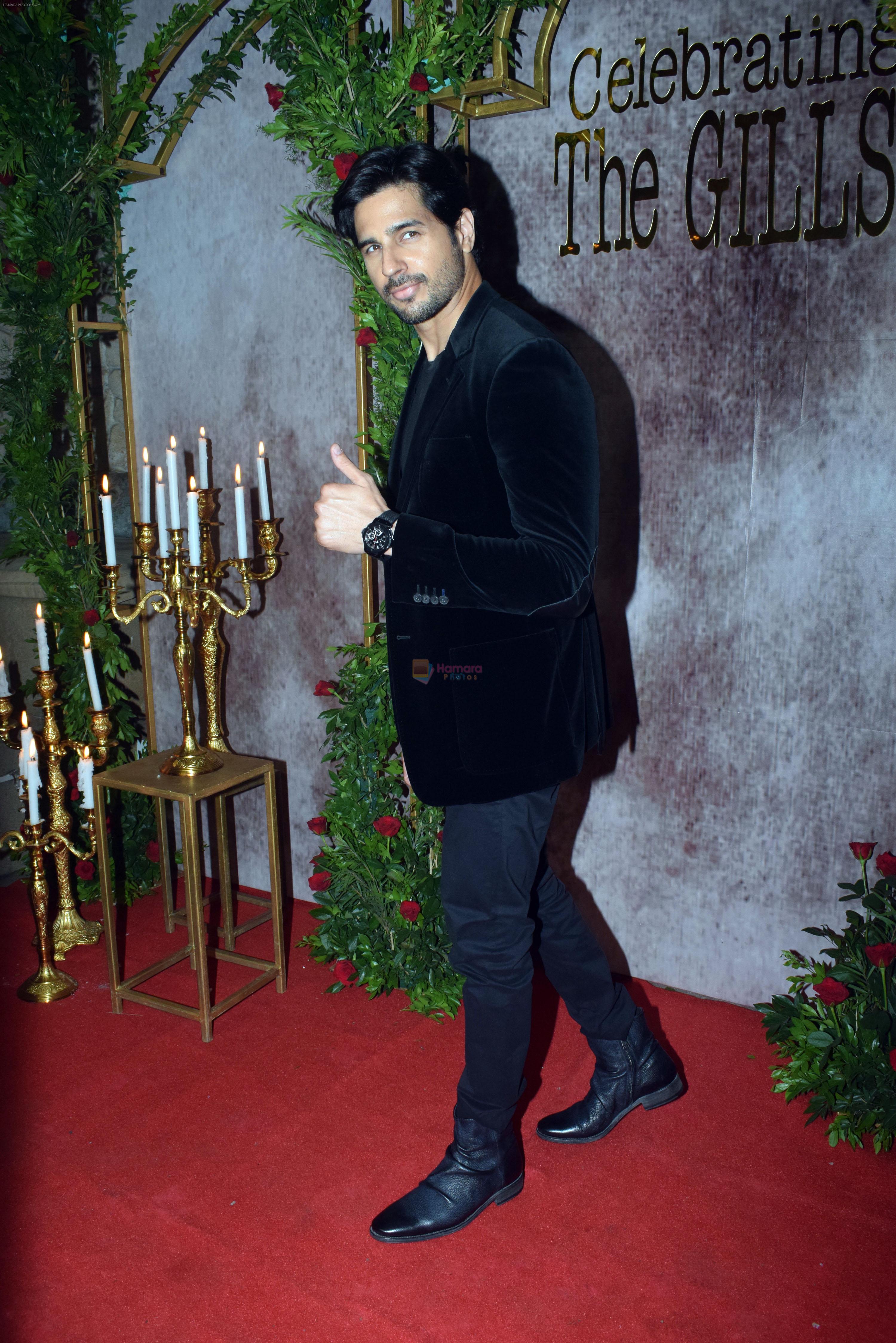 Sidharth Malhotra attends the wedding party of Aman Gill and Amrit Berar on 24th Sept 2023