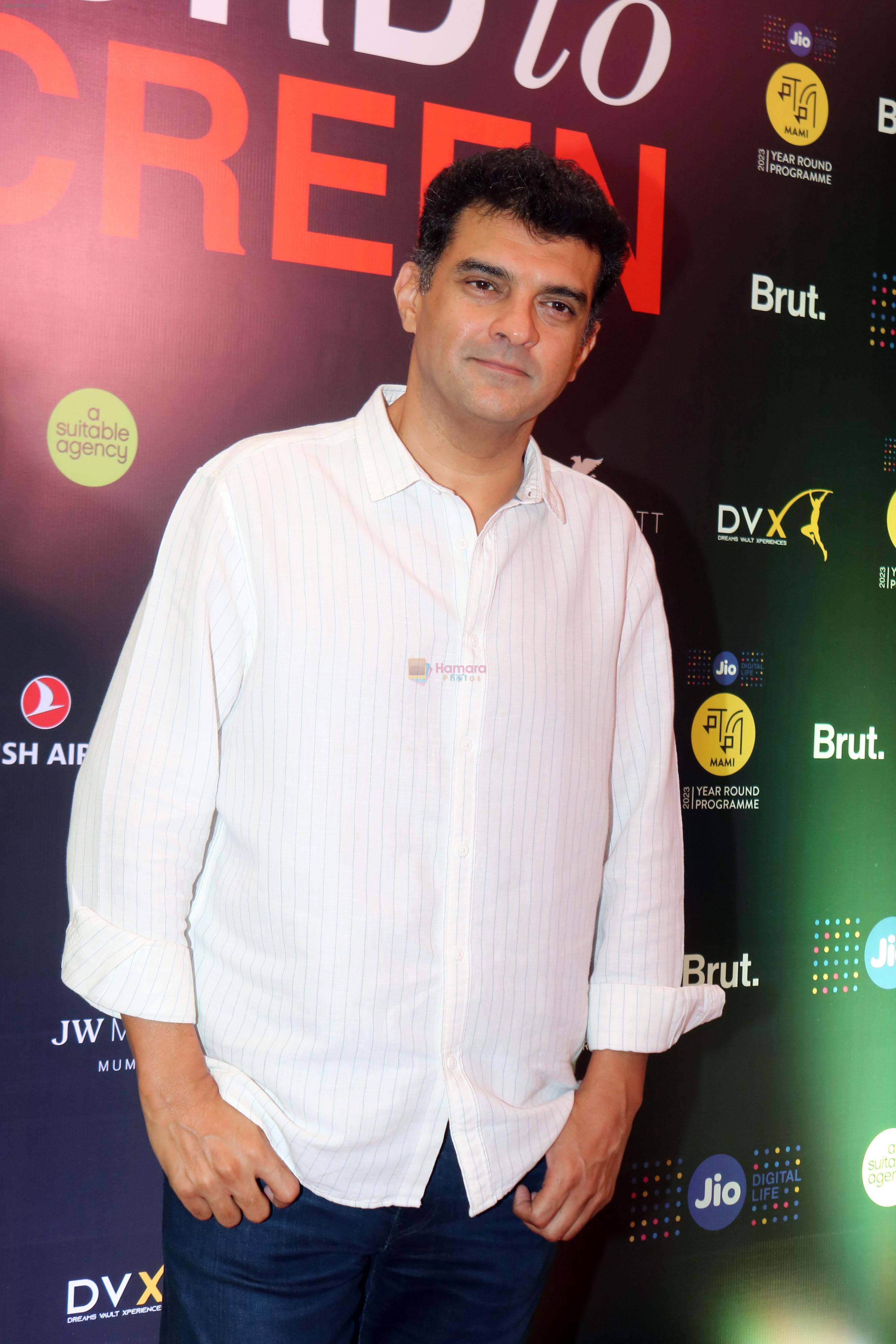 Siddharth Roy Kapur attends Word to Screen event at Jio Mami Mumbai Film Festival on 26th Sept 2023