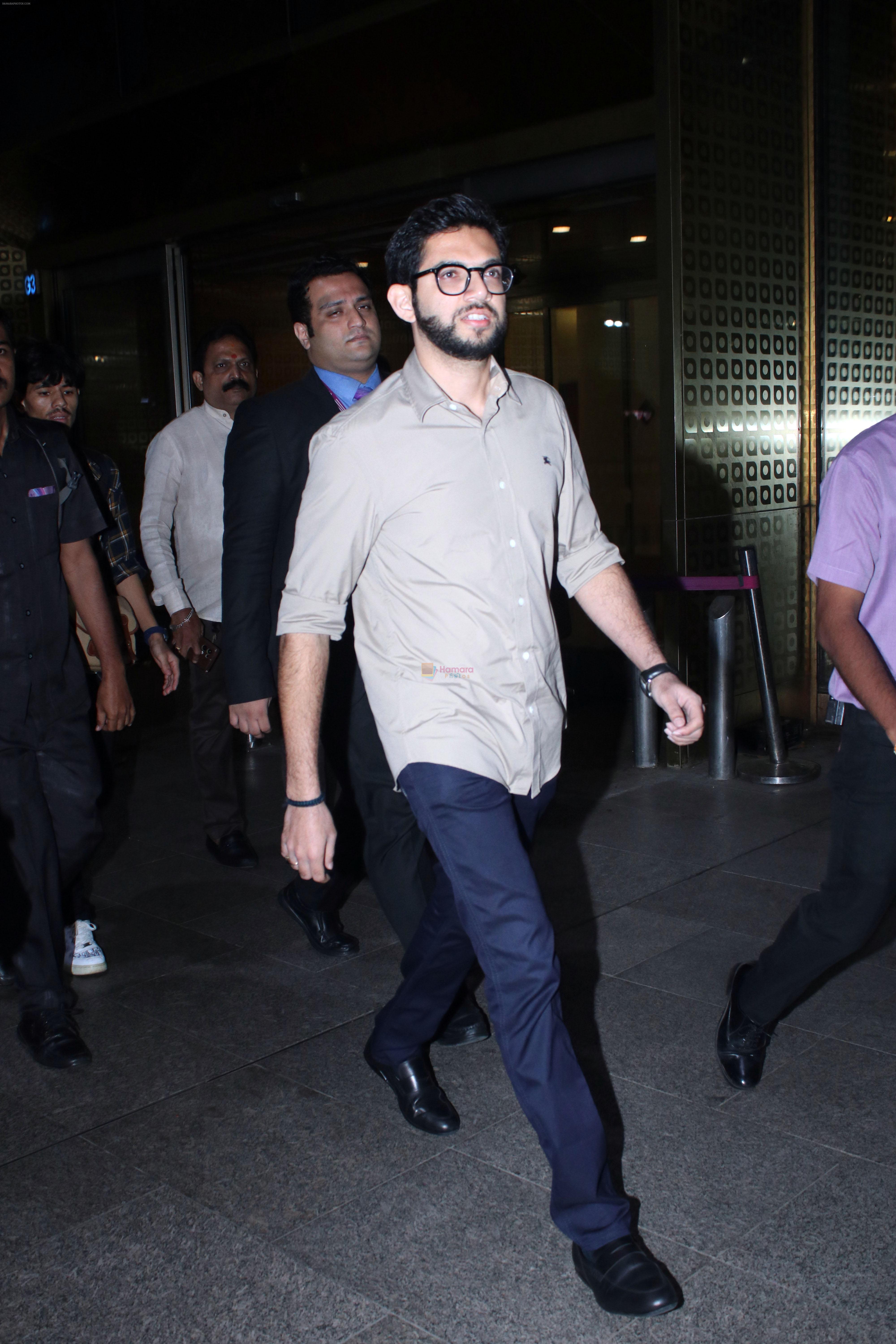 Aaditya Thackeray Spotted At Airport Arrival on 25th Sept 2023
