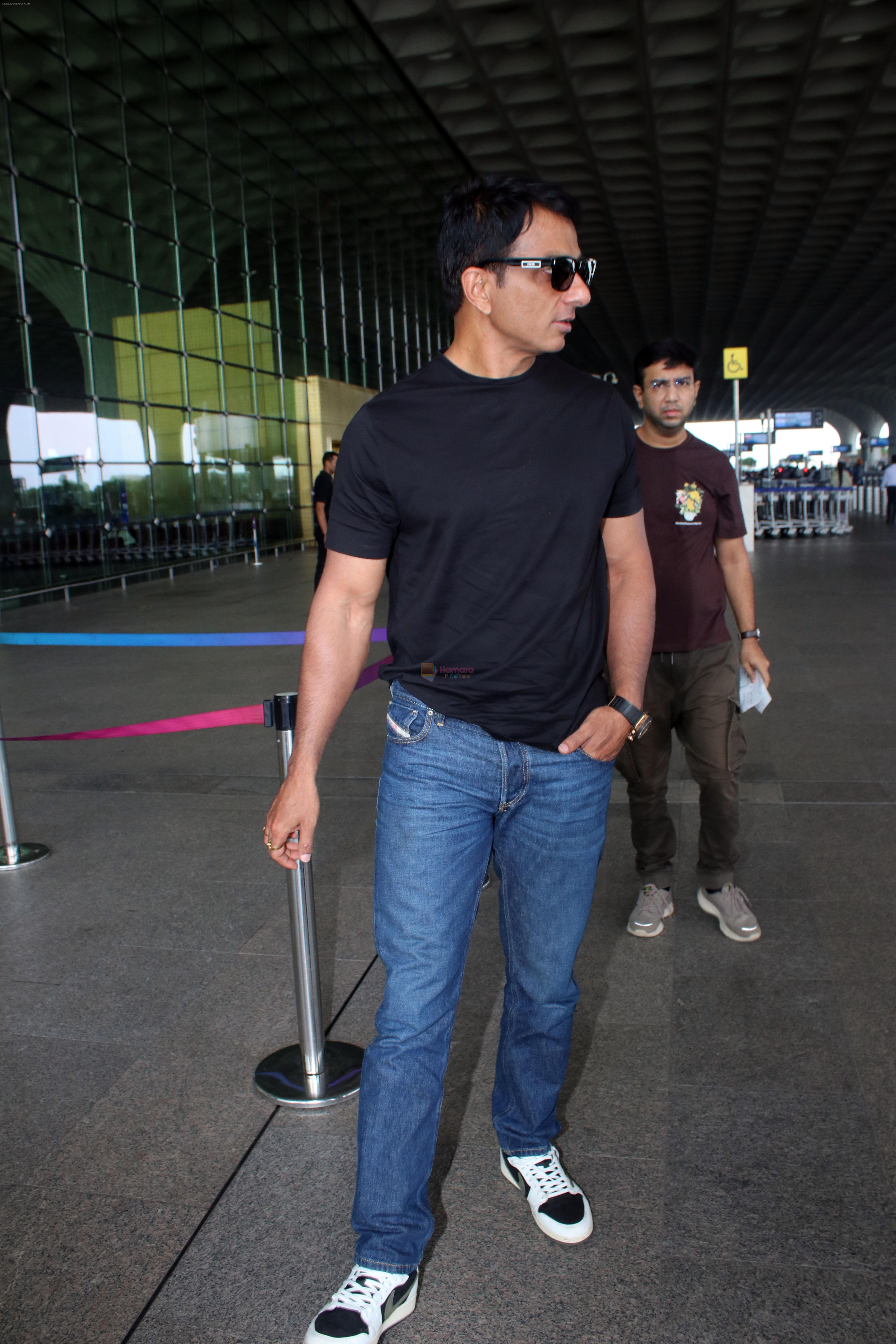 Sonu Sood Spotted At Airport Departure on 27th Sept 2023