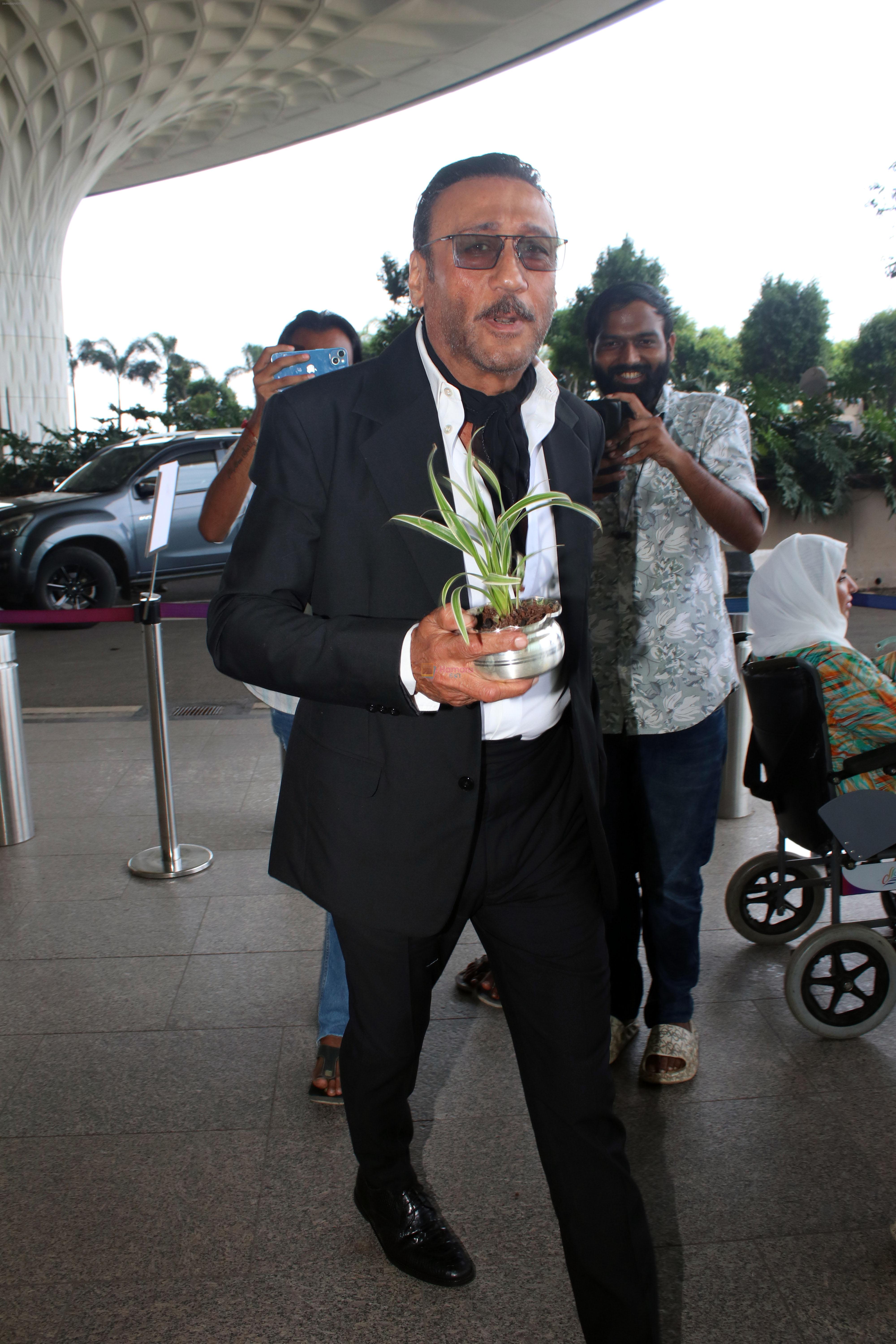 Jackie Shroff Spotted At Airport Departure on 30th Sept 2023