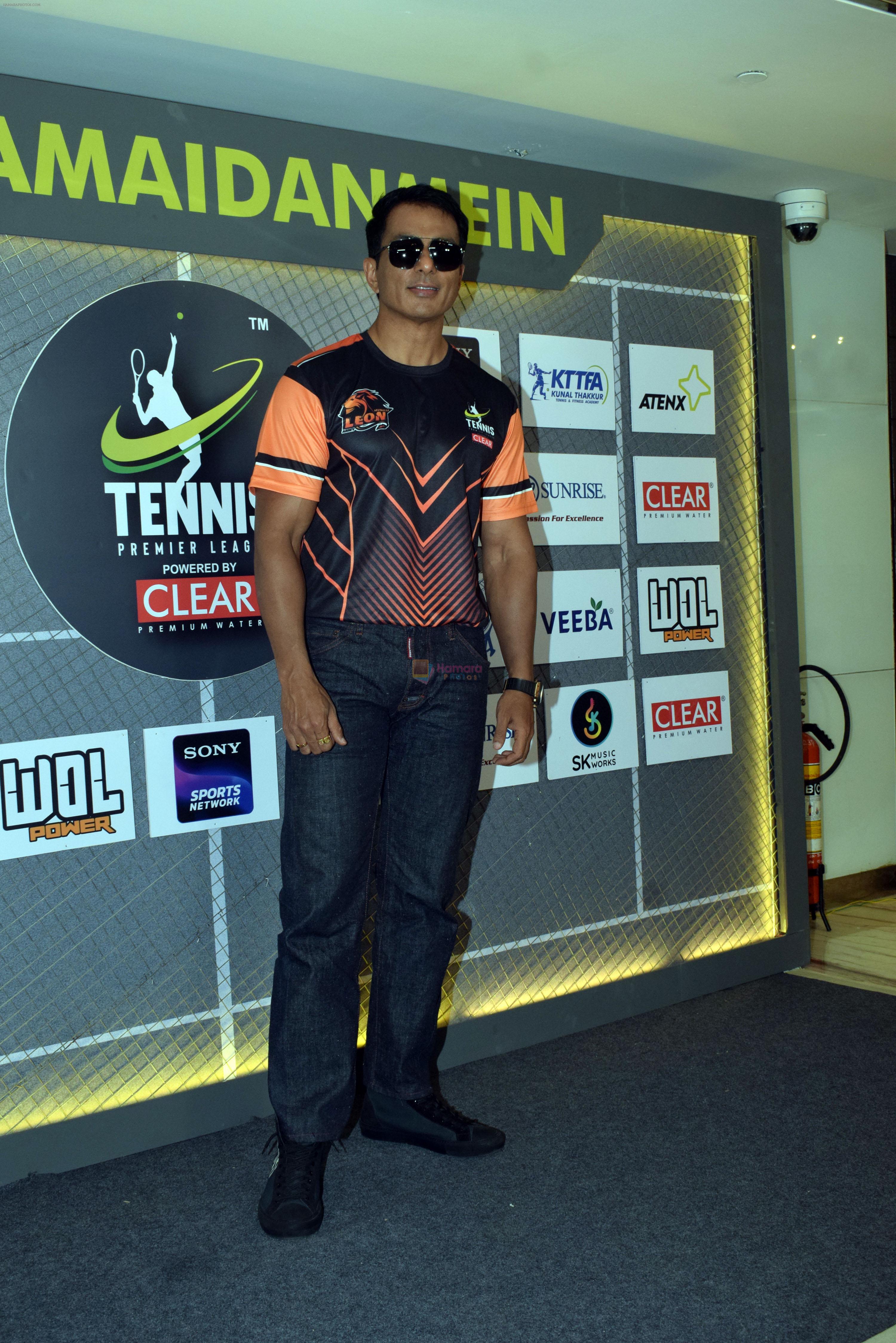 Sonu Sood attends the Tennis Premiere League Season 5 Auction on 1st Oct 2023