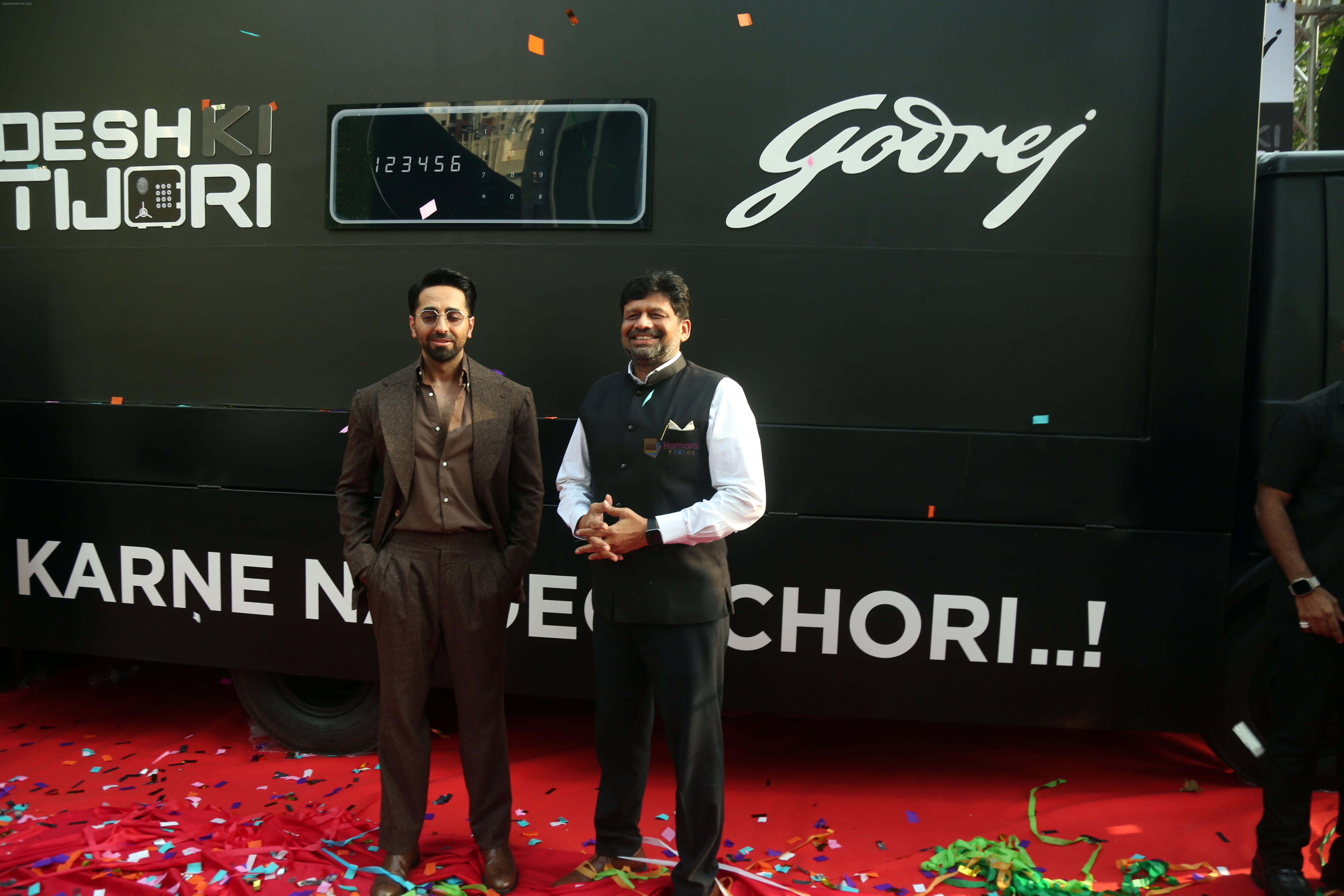 Ayushmann Khurrana, Pushkar Gokhale Unviels Godrej Security Solution on 4th Oct 2023