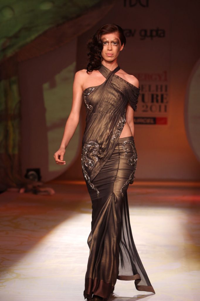 Sari by designer Gaurav Gupta