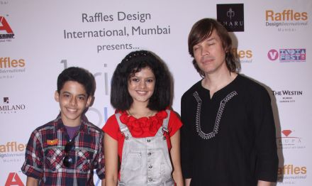 Darsheel Safary, Palak Muchhal, Luke Kenny at the Rafels design international in association with Wolrd Vision India