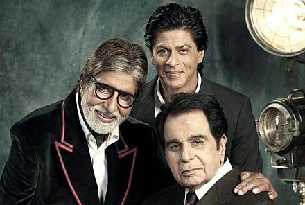Amitabh Bachchan, Dilip Kumar and Shahrukh Khan