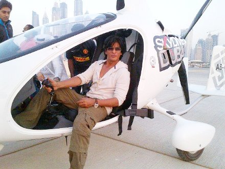 Shahrukh Khan at Skydive in Dubai