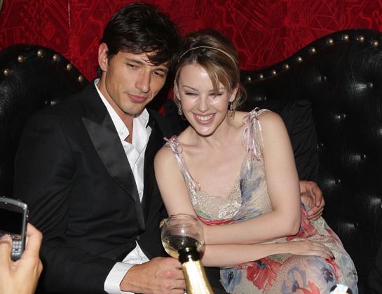 Kylie Minogue and Andres Velencoso