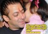 Salman Khan with a Girl Child