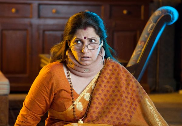 Dimple Kapadia in still from movie What The Fish