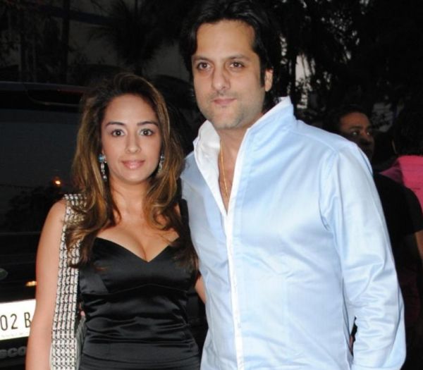 Fardeen Khan with wife Natasha