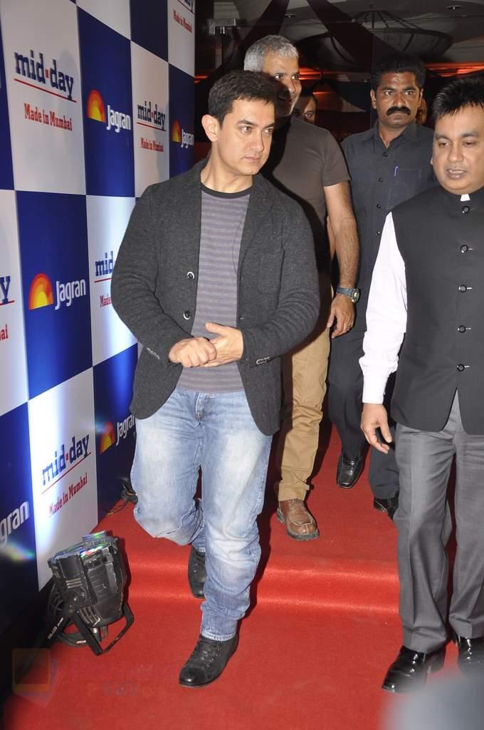 Aamir Khan at Mid-day bash in J W Marriott, Mumbai on 26th Feb 2014