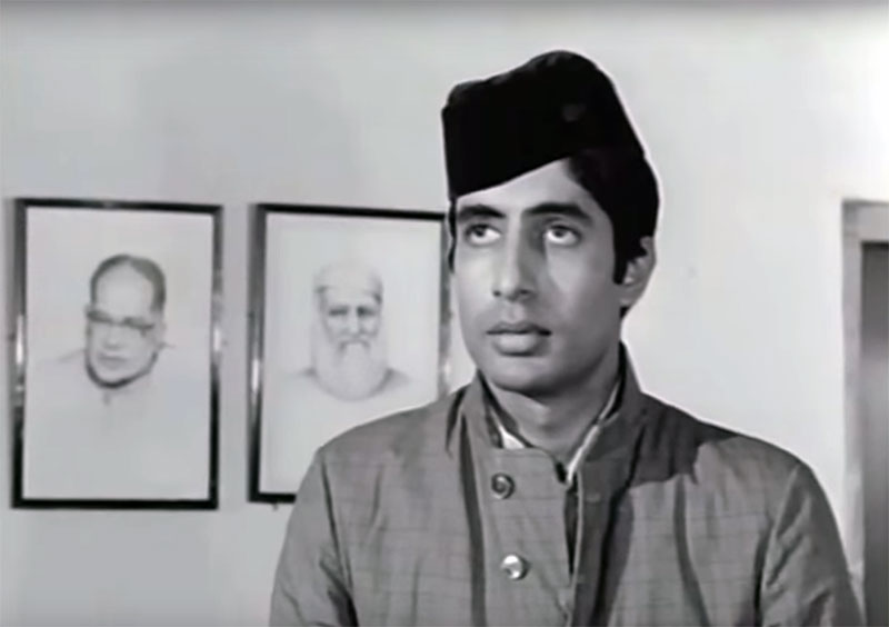 Amitabh Bachchan in Saat Hindustani