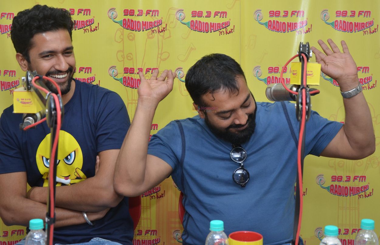 Anurag Kashap and Vicky Kaushal at Radio Mirchi Studio for movie Raman Raghav 2.0 on June 13th 2016