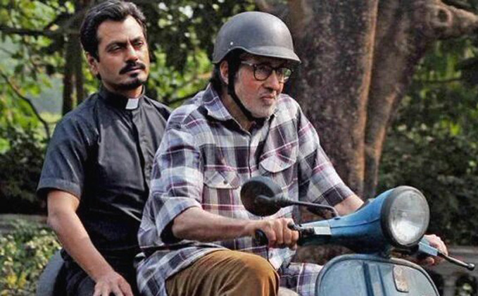 Nawazuddin Siddiqui and Amitabh Bachchan on Scooter in TE3N