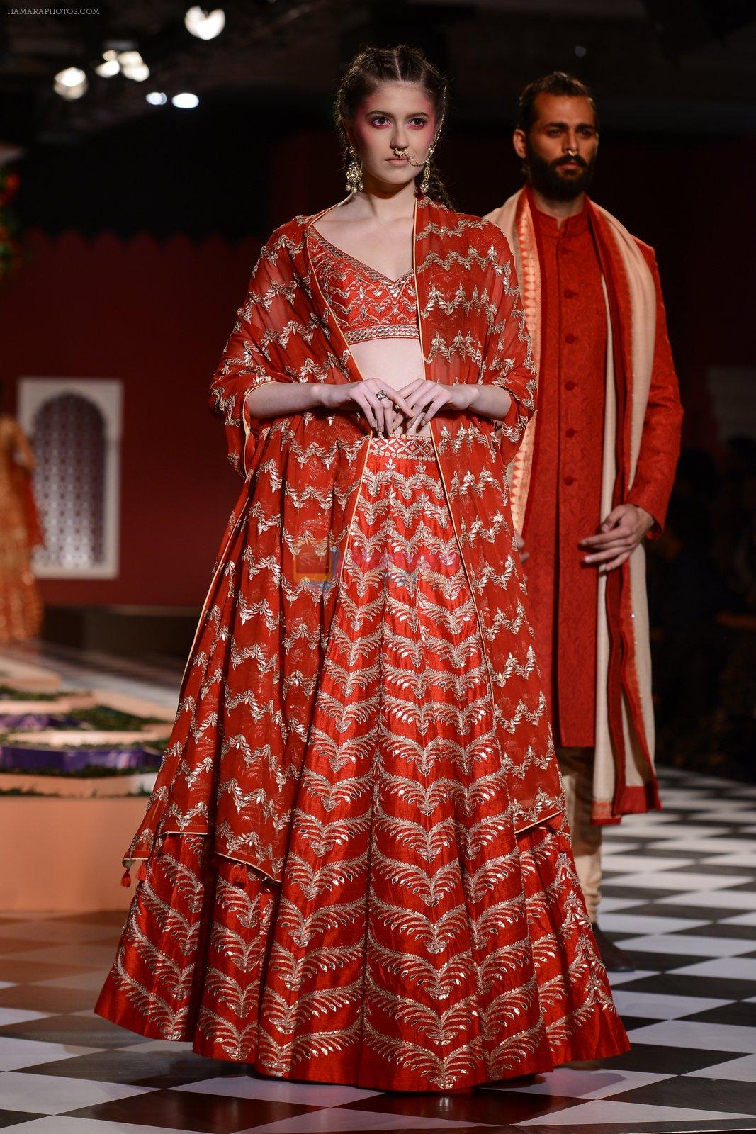 Model walk the ramp for Anita Dongre show