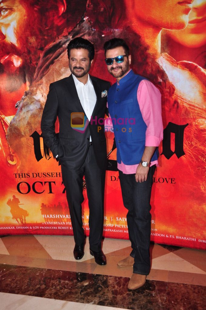 Anil Kapoor and Sanjay Kapoor at Mirzya Music Launch