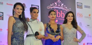Parvathy Omanakuttan, Neha Dhupia, Dipannita Sharma, Waluscha De Sousa during Miss India Grand Finale Red Carpet on 24th June 2017