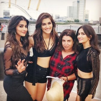 Kriti Sanon, Pooja Hegde And Kriti Kharbanda in London for 