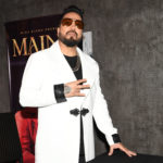 Mika Singh during the launch of their song MAJNU