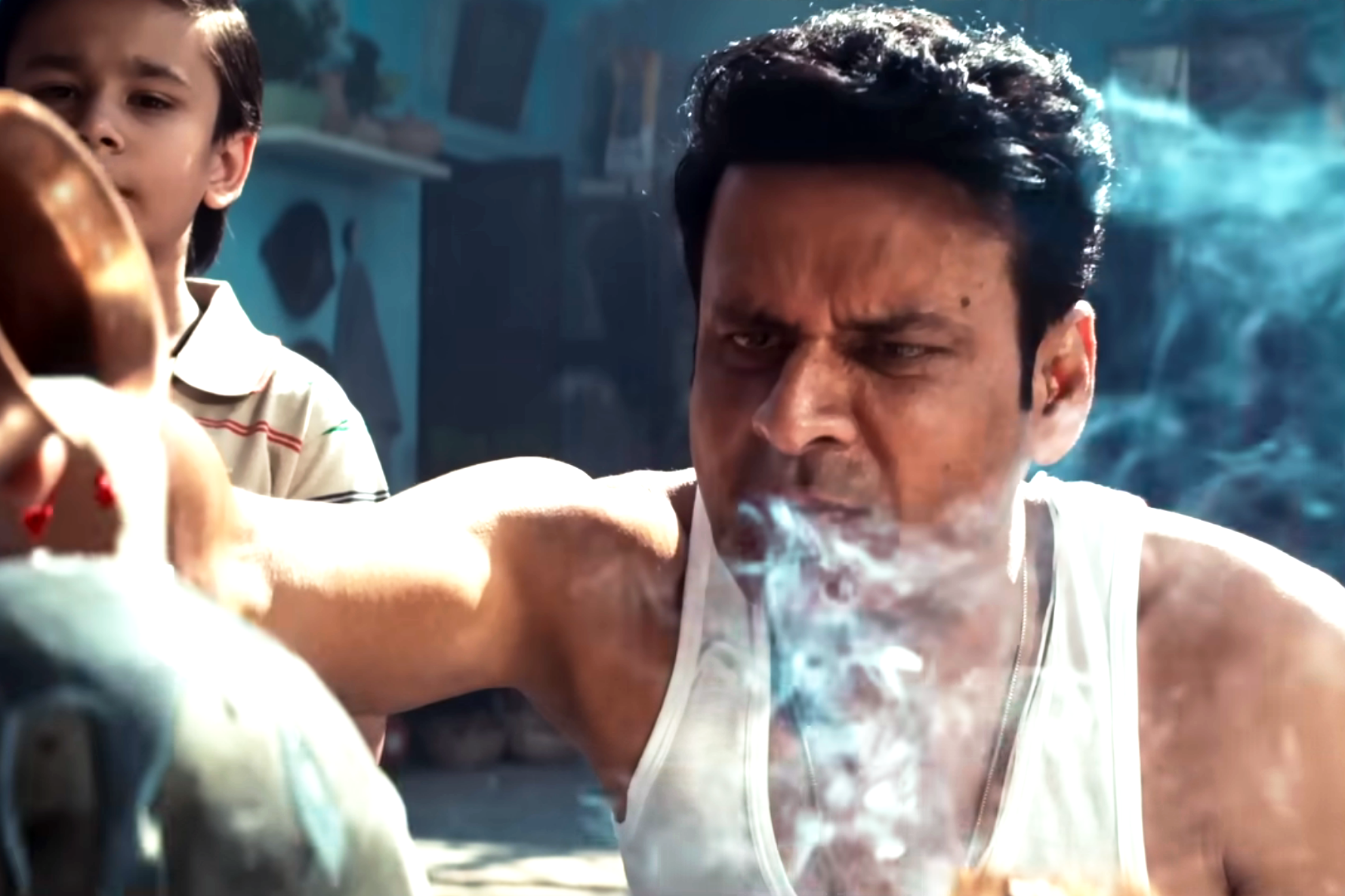 Manoj Bajpayee as PC Solanki in Sirf Ek Bandaa Kaafi Hai Movie Still