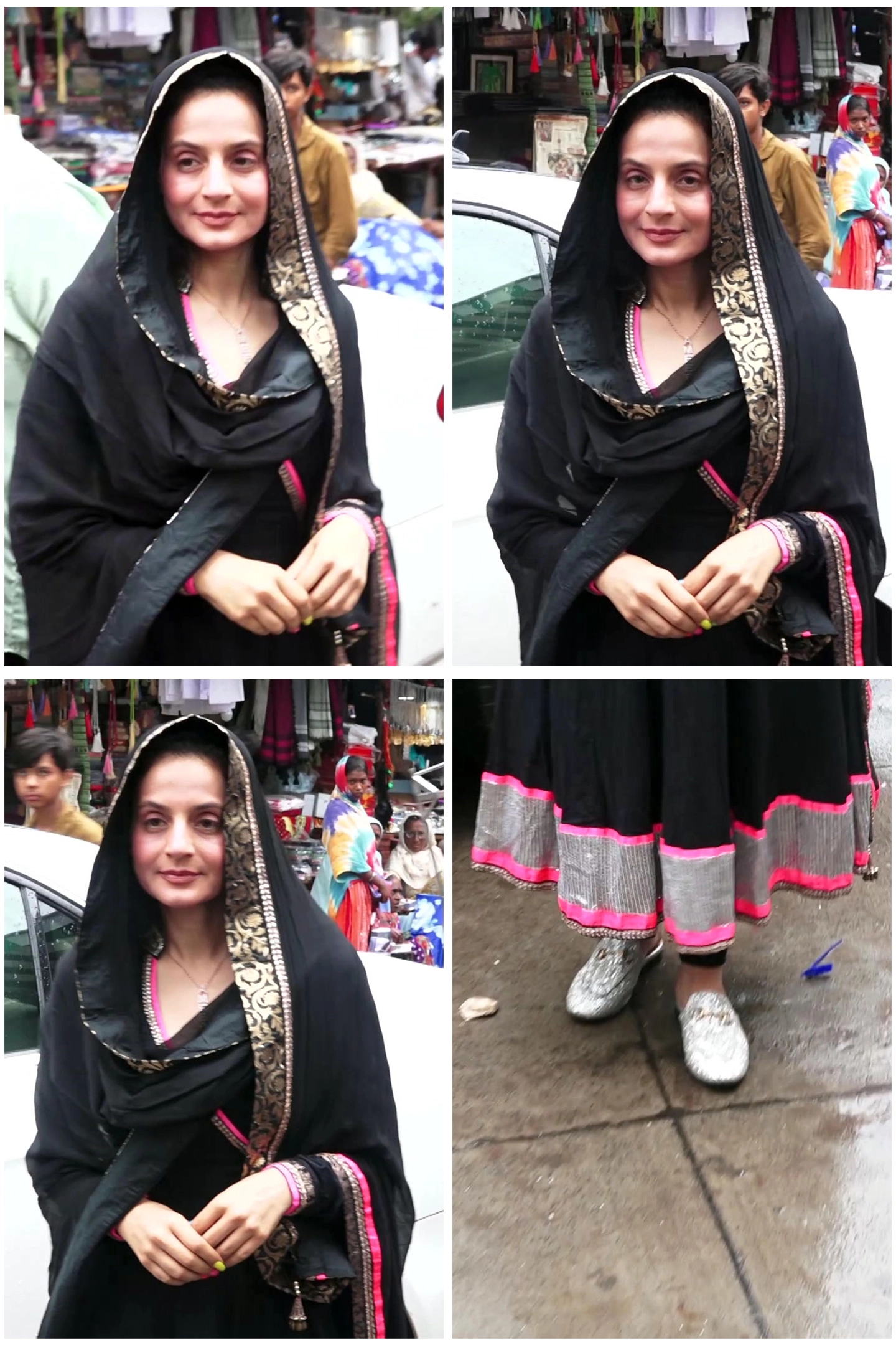 Ameesha Patel Spotted At Mahim Dargah on 28 Jun 2023