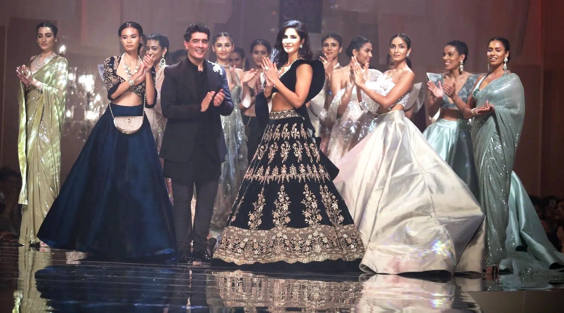 Katrina Kaif walks for Manish Malhotra in Lakme Fashion Week 2019
