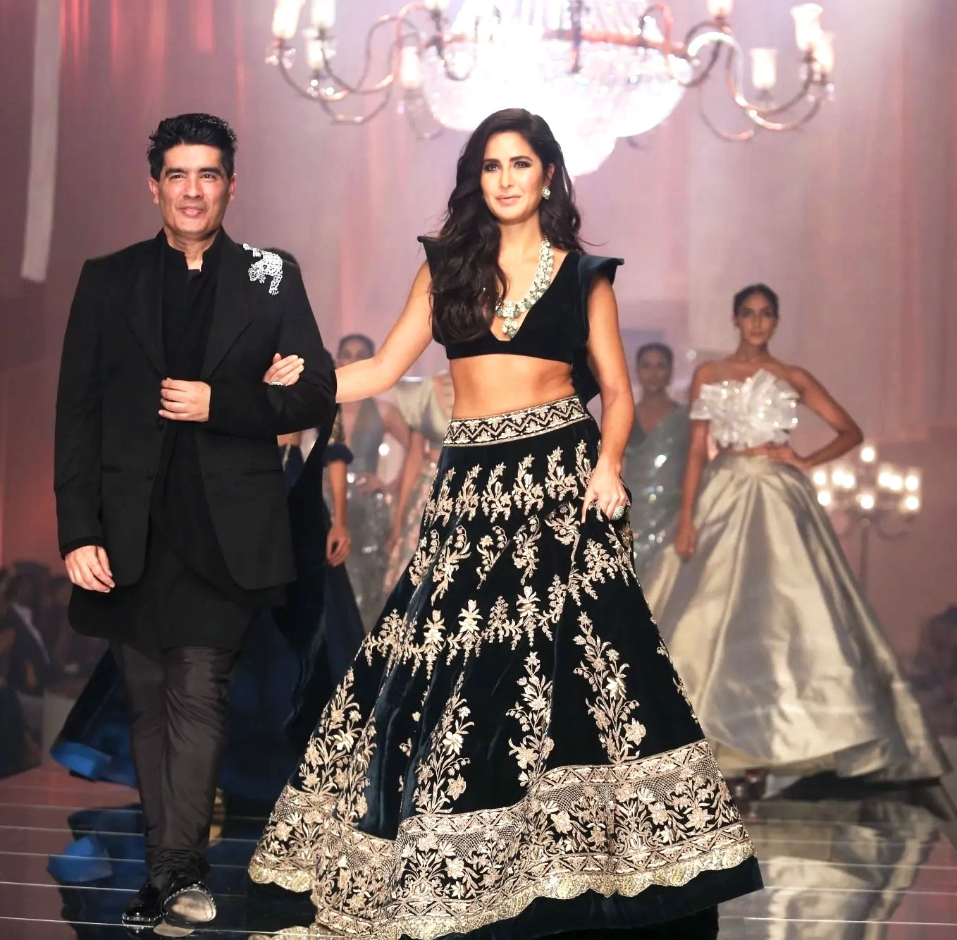 Katrina Kaif walks for Manish Malhotra in Lakme Fashion Week 2019