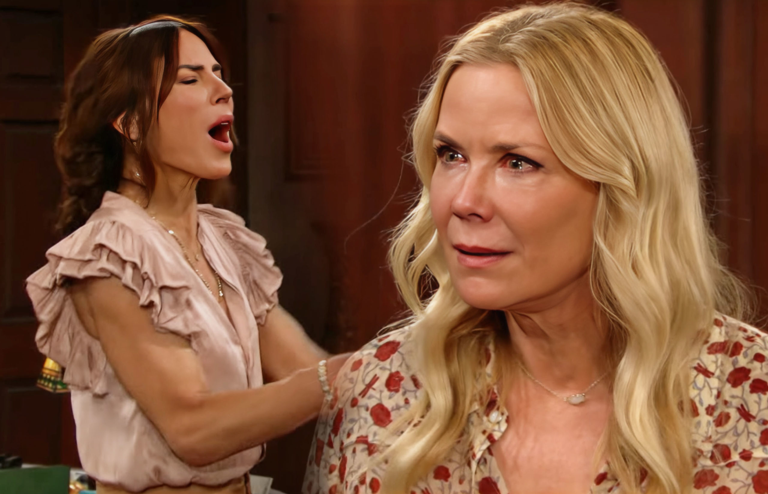 The Bold and the Beautiful – Brooke and Taylor Fight - 2023-Jun-05 Recap