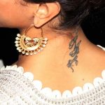 Deepika Padukone Tattoo on Neck