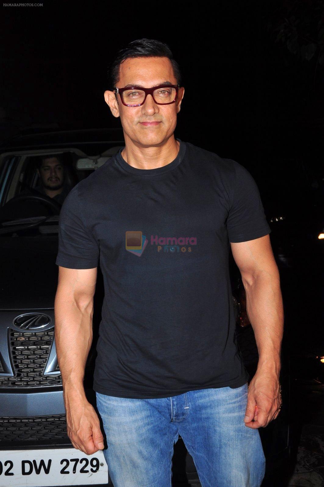 Aamir Khan At YRF to watch movie Sultan
