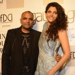 Gaurav Gupta, Saiyami Kher during showcase of Gaurav Gupta collection scape song at FDCI India Couture Week 2016 on 23 July 2016 (2)