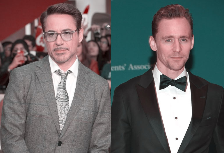 Downey Jr Tom Hiddleston to Instagram