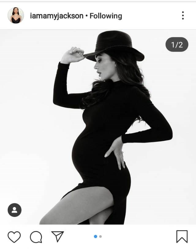 Amy Jackson shows off her baby bump in new pregnancy photo shoot