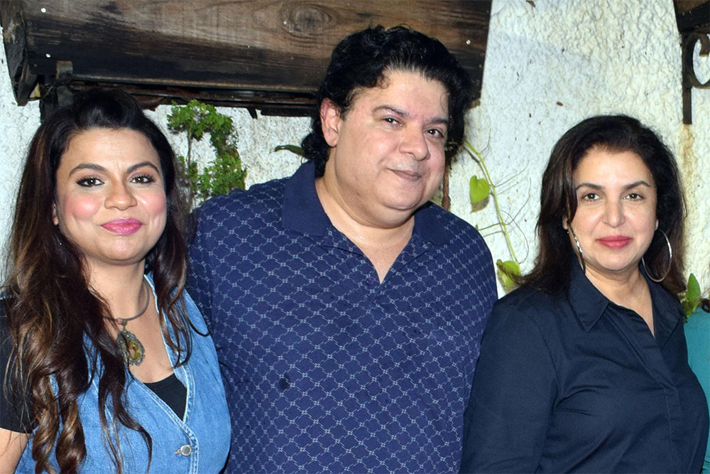 Farah Khan and Sajid Khan at the premiere of Aakhri Sach series on 23rd August 2023