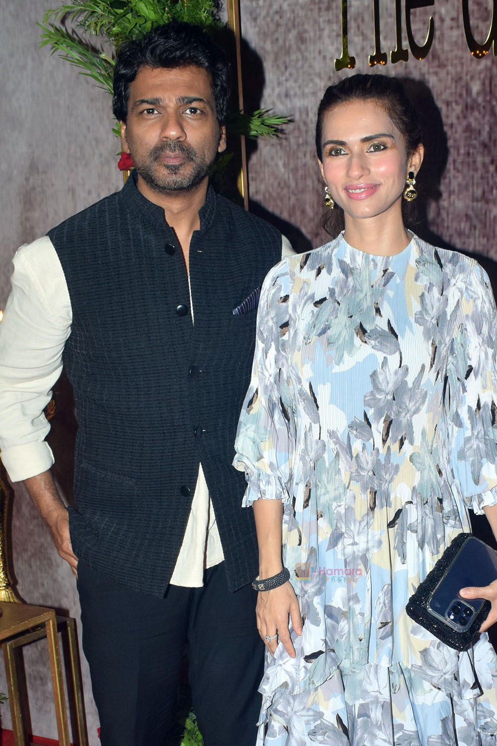 Gaurie Pandit and Nikhil Dwivedi attends the wedding party of Aman Gill and Amrit Berar on 24th Sept 2023