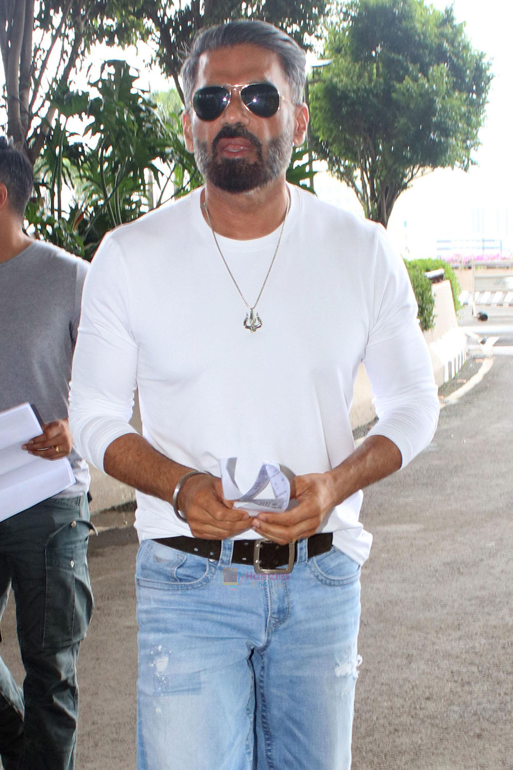 Suniel Shetty Spotted At Airport Departure on 21st Sept 2023